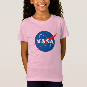 Iconic NASA Girls’ Premium Celestial Rosa T-Shirt