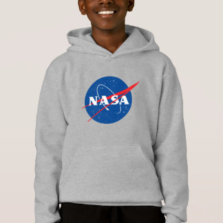 Iconic NASA Kids’ Måne Grått Hoodie (XS-XL) T Shirt