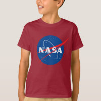 Iconic NASA Kids’ Mars Red T-Shirt (XS-XL)