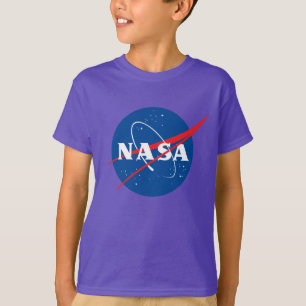 Iconic NASA Kids’ Nebula Lila T-Shirt (XS-XL)