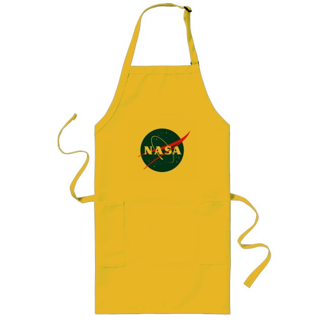 Iconic NASA Long Chef Apron (Sol Gulten) Långt Förkläde (Framsidan)