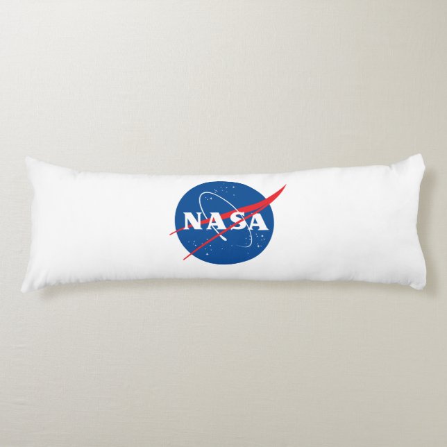 Iconic NASA Rocket White Student Value Kroppskudde (Framsidan)