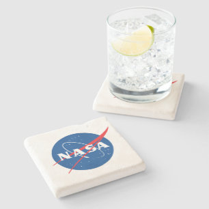 Iconic NASA Square Geo Limestone Underlägg