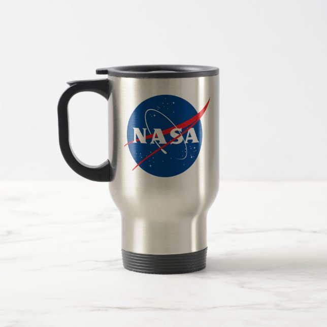 Iconic NASA Travel/Commuter Mugg (Mercury Grått) (Vänster)