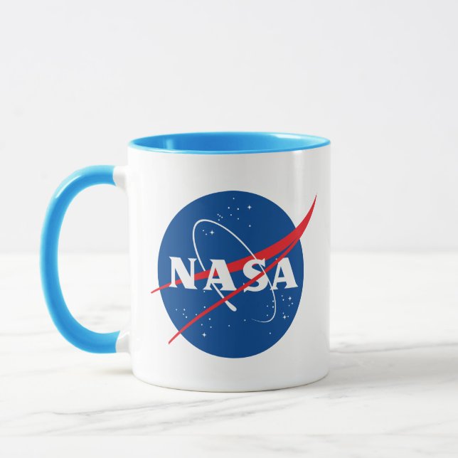 Iconic NASA Uranus Blue/White Ceramic Mugg (Vänster)