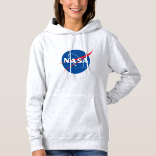 Iconic NASA Women's Hoodie (kvicksilver Grått) T Shirt
