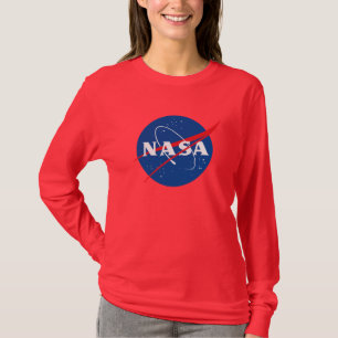 Iconic NASA Women's L/S T-Shirt (Comet Red)