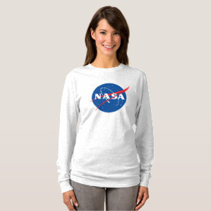 Iconic NASA Women's L/S T-Shirt (kvicksilver Grått