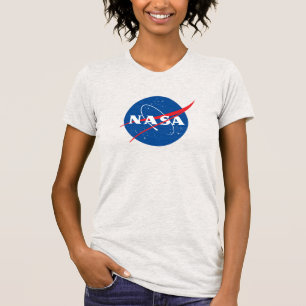Iconic NASA Women's Slim T-Shirt (kvicksilver Gråt
