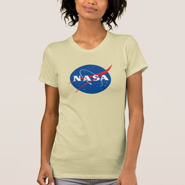 Iconic NASA Women's Slim T-Shirt (Pluto Creme) (Framsida)