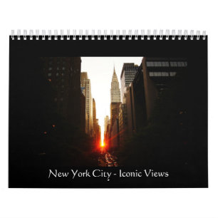Iconic New York City 2013 kalender - beskådar