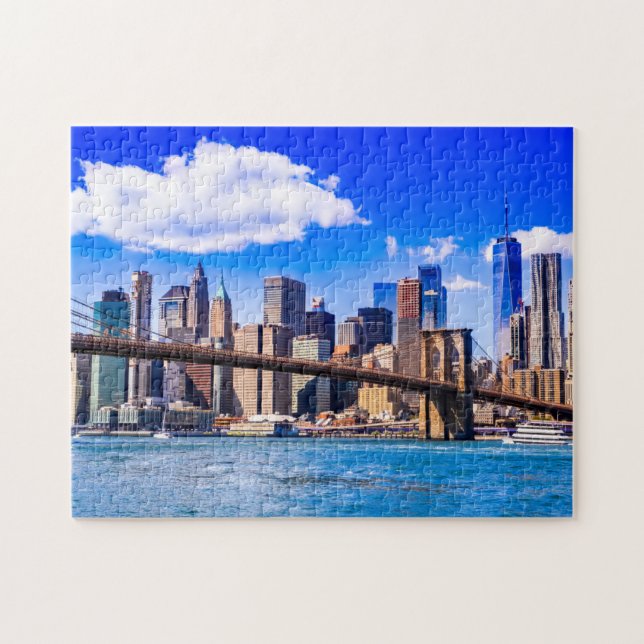 Iconic New York City Landmark in Stunning Detail Pussel (Horisontell)