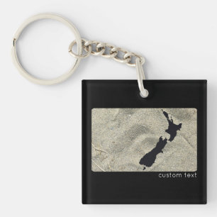ICONIC NEW ZEALAND SAND BEACH BLACK NZ KIWIANA