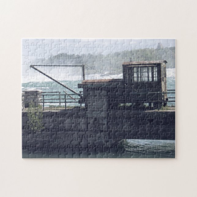 Iconic Niagara Falls Railway Cart Pussel (Horisontell)