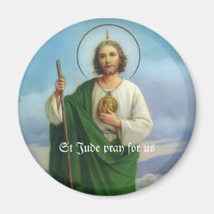 Iconic porträtt of St Jude Magnet