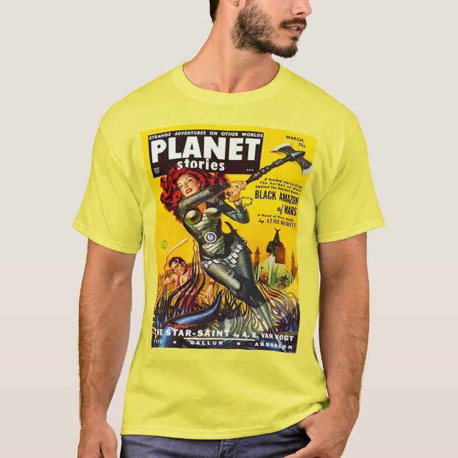 ICONIC RETRO ILLUSTRATION FÖR SCI FI TEE SHIRT (Framsida)