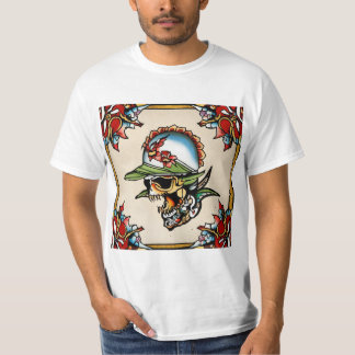 Iconic Sailor Jerry & Ed Hardy Tattoo-mästerverk T Shirt