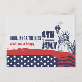 Iconic Salute to Liberty, 4 juli Helg Vykort