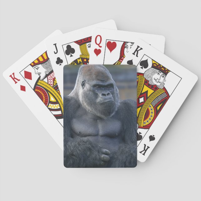 Iconic Silverback Oumbi Casinokort (Baksidan)