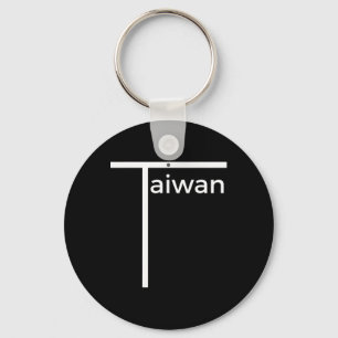 Iconic Taiwan Badminton Team Inspired Funny Flagga Nyckelring