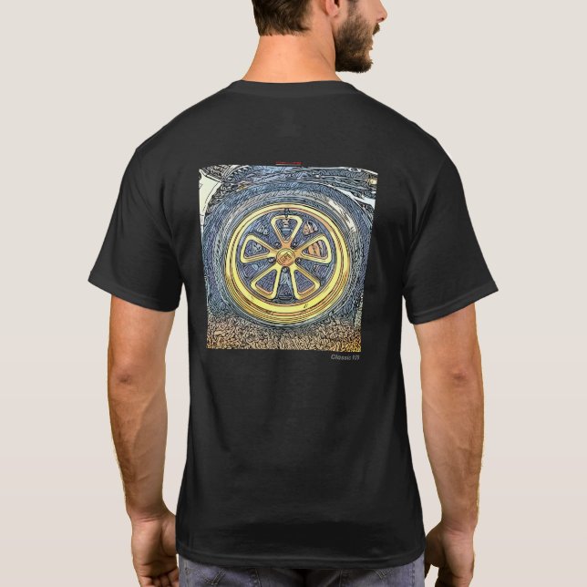 Iconic tysk sportbilT-tröja för klassiker 930 T Shirt (Baksida)