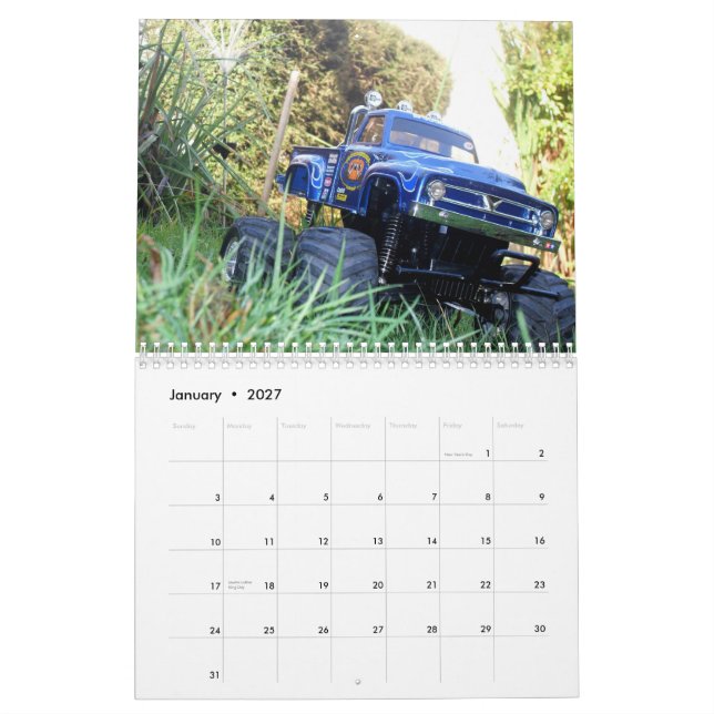 IconicRC.com 2012 RC bilkalender Kalender (Jan 2027)