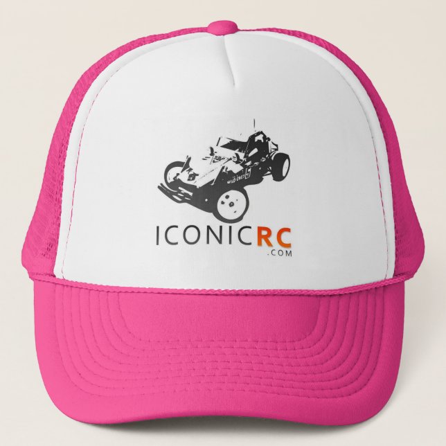 IconicRC truckerkeps - rosa (Framsida)