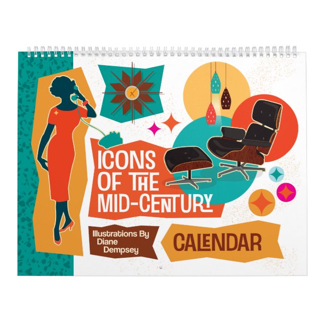 Icons Of The Mid-Century Kalender (Omslag)