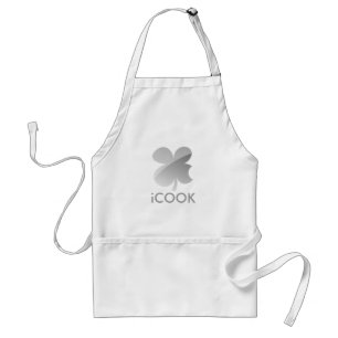 iCook Apron   Mac logotyp parody Förkläde