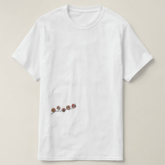 ICRed – Fram blommar horisontellt och bak T Shirt