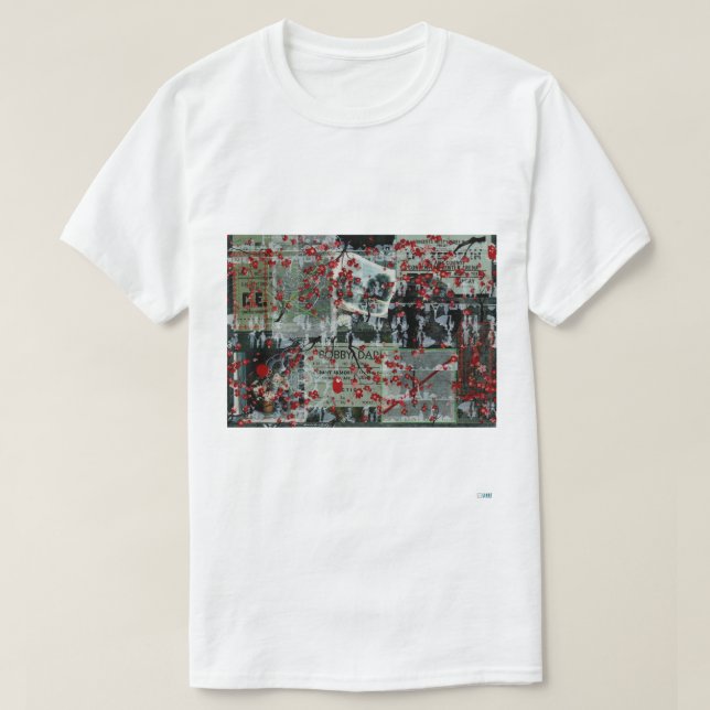 ICRed – T-shirt med främre collage (Design framsida)