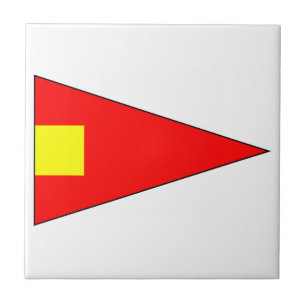 ICS Flagga 4th Suppleant Kakelplatta
