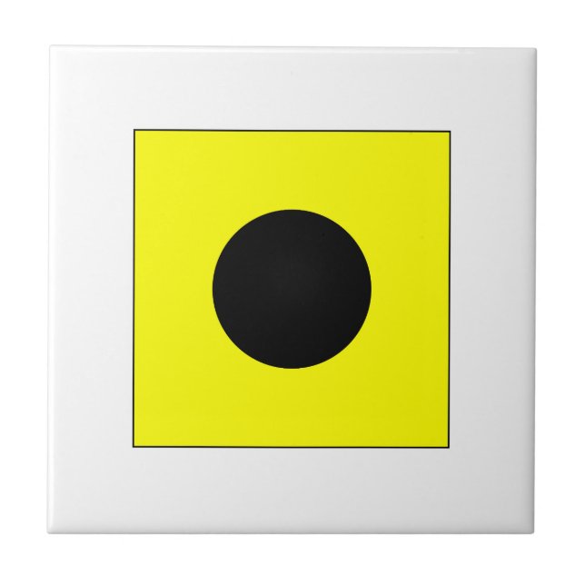 ICS-Flagga I Kakelplatta (Framsidan)