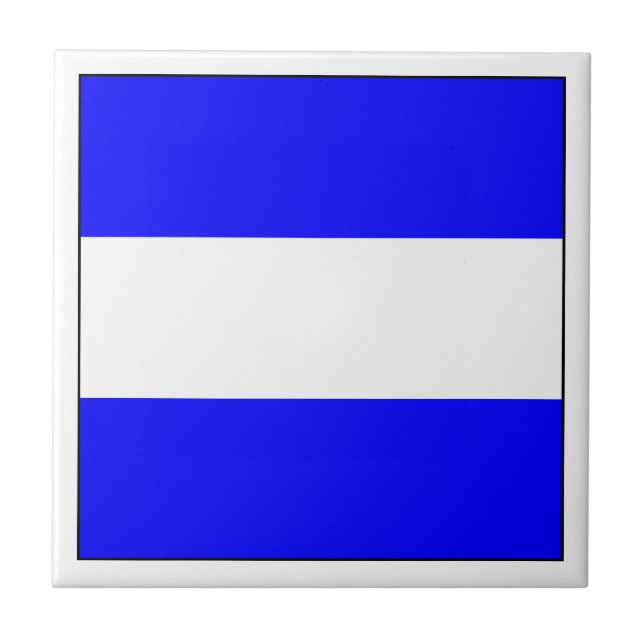 ICS Flagga J Kakelplatta (Framsidan)