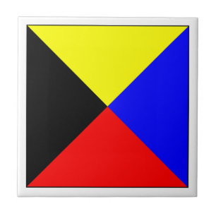 Ics-flagga Z Kakelplatta