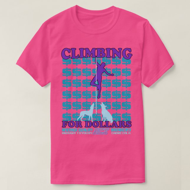 ICS-klättring för dollar T Shirt (Design framsida)