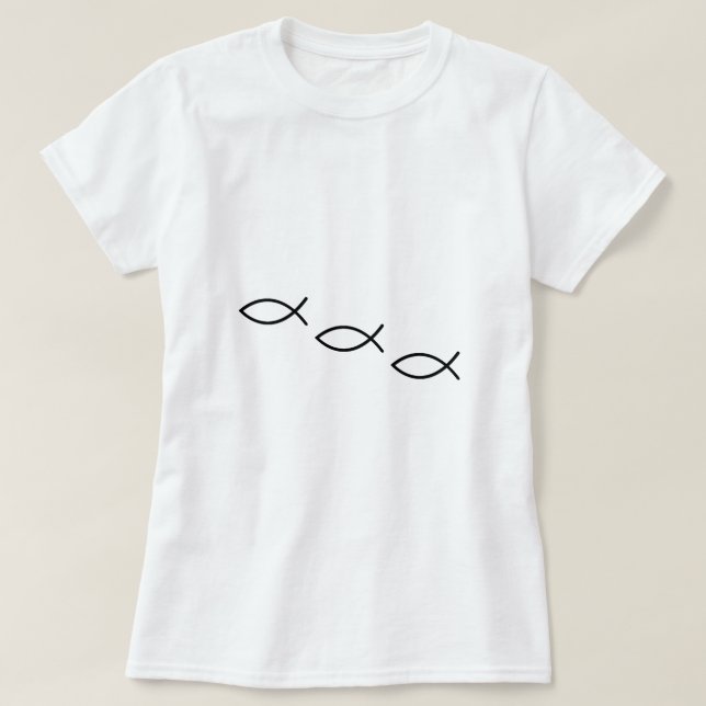 Icthus fisk tee shirt (Design framsida)