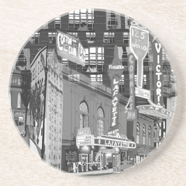 iCu2_BlckWhite Sandstone-Underlägg Underlägg (Framsidan)