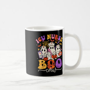 Icu Boo Crew Costume Funny Nurse Ghost Halloween Kaffemugg