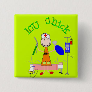 ICU-chick (sjuksköterska) Knapp