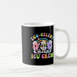 Icu Crew Egg-celent Cute Bunny Påsk Intensive Ca Kaffemugg
