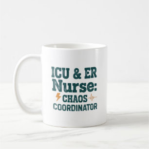 ICU & ER Sjuksköterska Kaoskoordinator Sweatshirt Kaffemugg