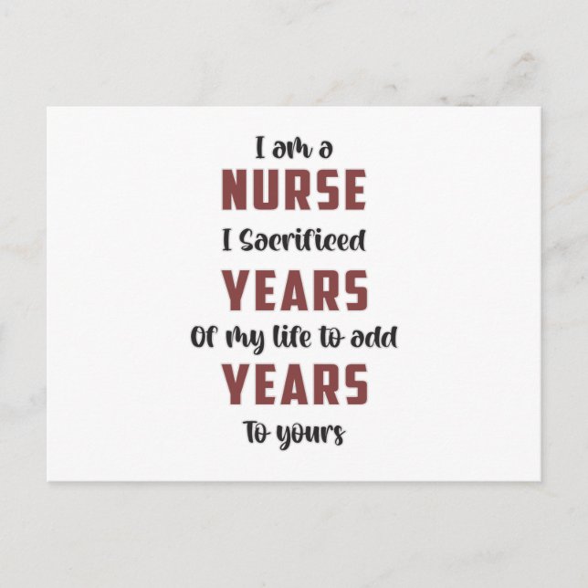 ICU Nurse Akut Ambulance Medicine Hospital Vykort (Framsida)