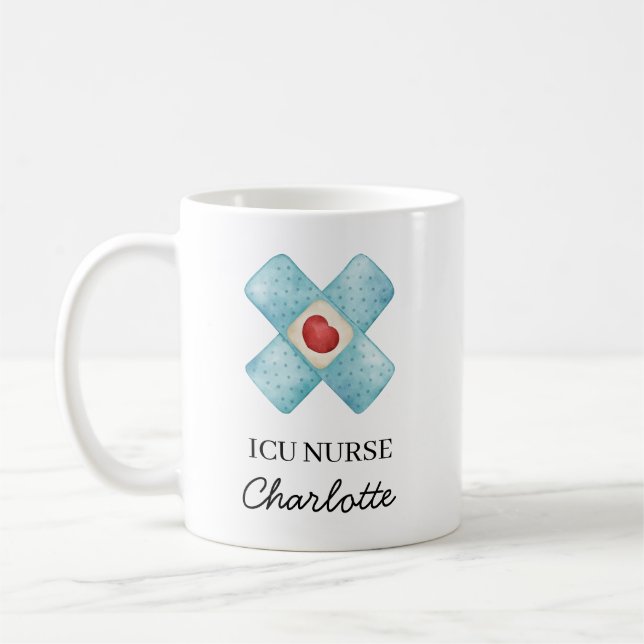 ICU Nurse Coffee Mug Kaffemugg (Vänster)