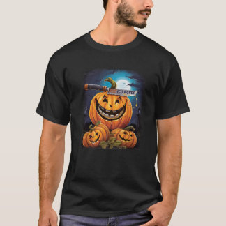 ICU Nurse Funny Halloween Roligt Pun Spooky Premiu T Shirt