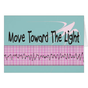 ICU Nurse Gift—Superskoj V-Fib EKG Strip Design Hälsningskort