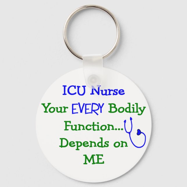 ICU Nurse Gifts Nyckelring (Framsida)