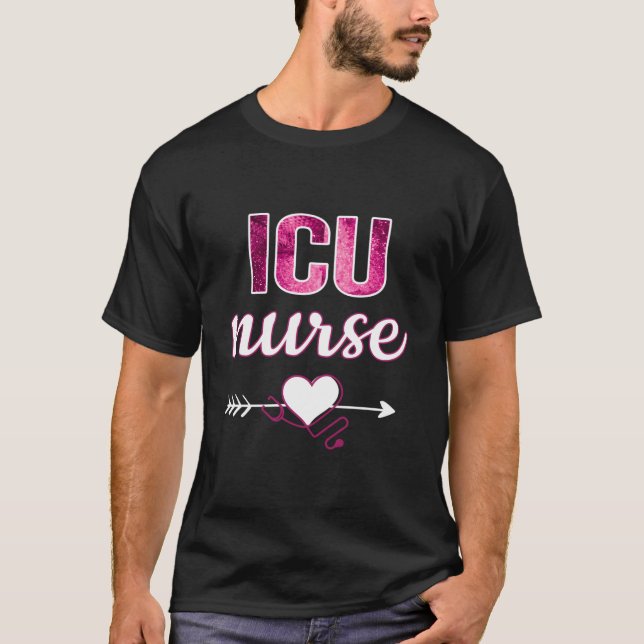 Icu Nurse Intensive Care Unit Nurse Icu Nursing T Shirt (Framsida)