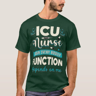 Icu Nurse Medicine Akut Kärlek Ambulance Funny T Shirt