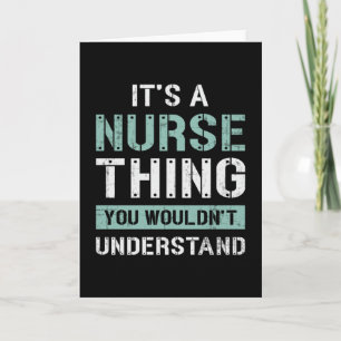 ICU Nurse Medicine Akut Nursery Kärlek Funny Kort